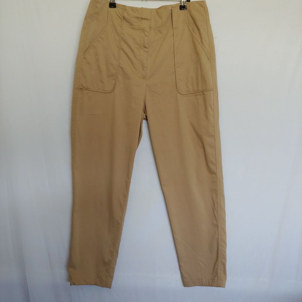 Veronica Beard Tan Ankle Pants